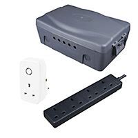 christmas junction box|BG 2 way Weatherproof Box kit .